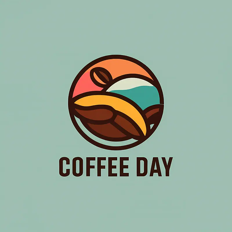 咖啡日-手绘