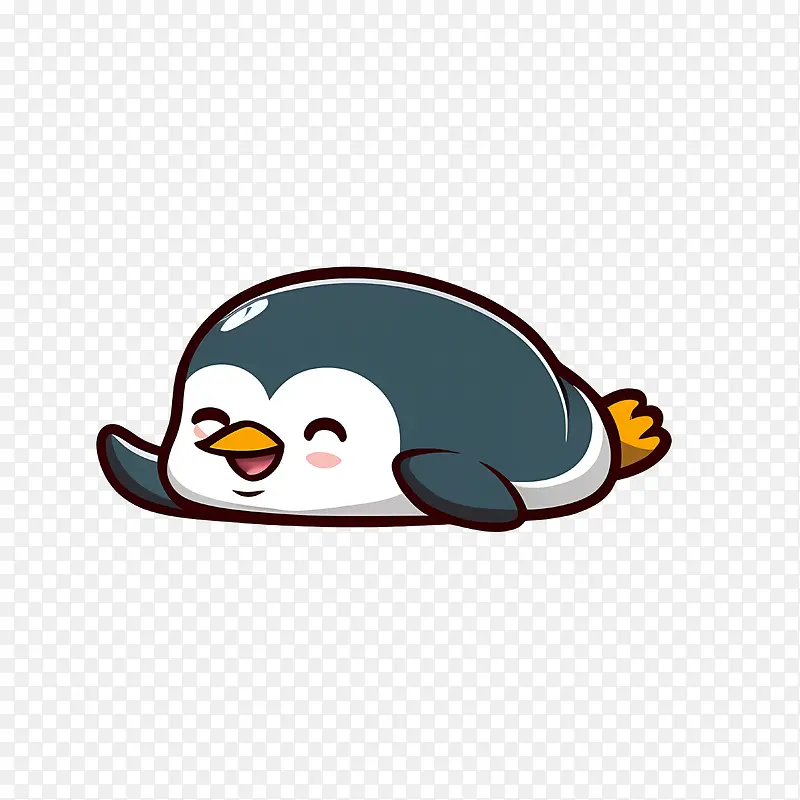 可爱的企鹅-企鹅