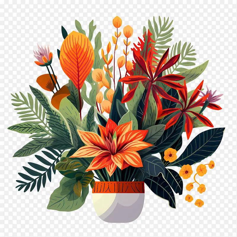 室内植物鉴赏日-橙色