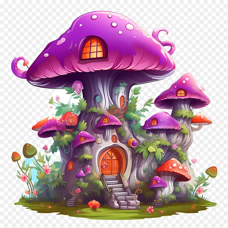 蘑菇屋-蘑菇屋蘑菇屋童话屋奇幻屋神奇屋