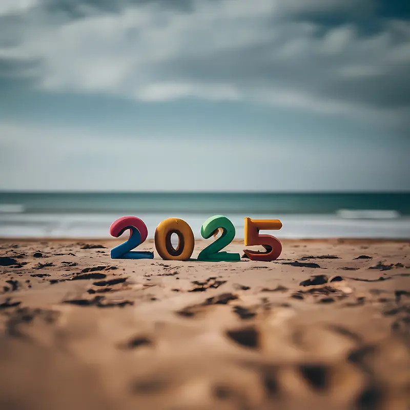 2025年新年快乐-2025年新年快乐2025年艺术字img>2023年日落海滩