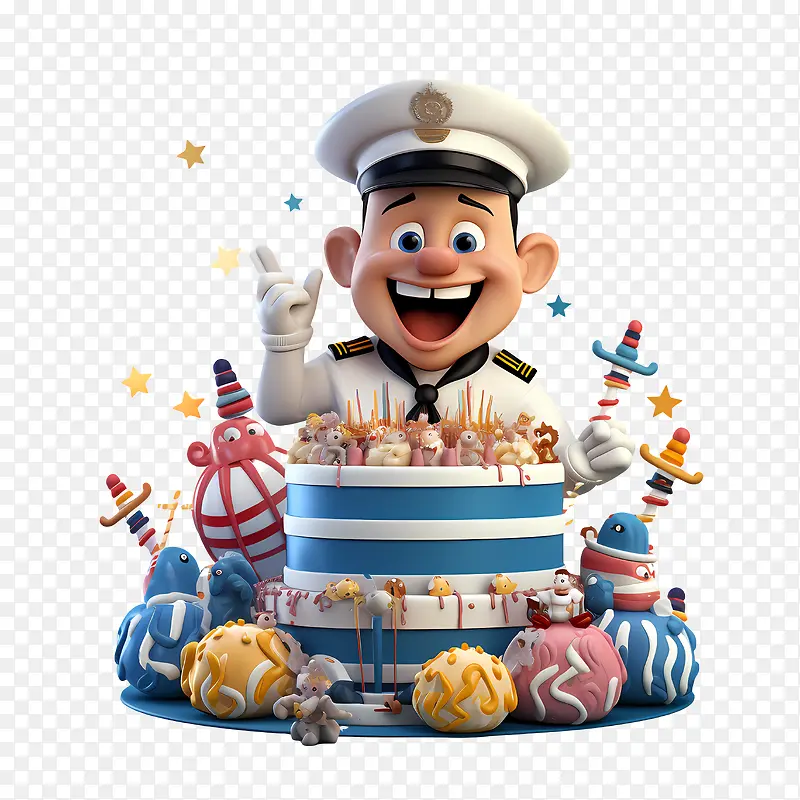 海军生日-生日蛋糕