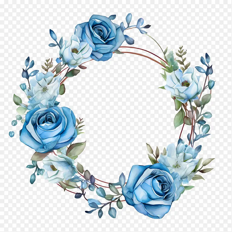 玫瑰花环-花艺设计