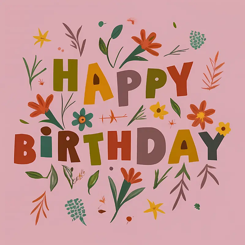生日快乐-生日贺卡设计