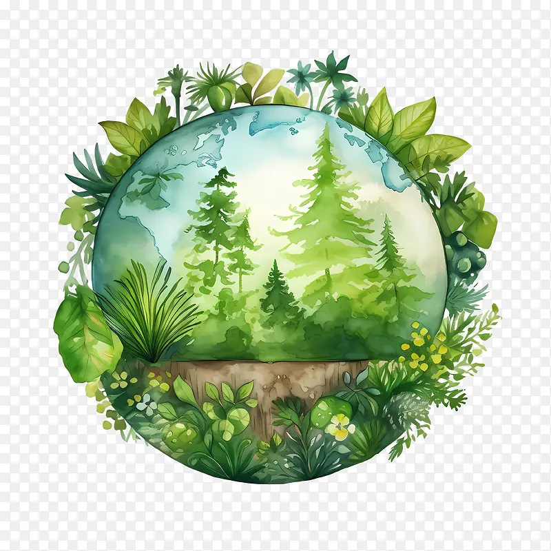 绿色星球——绿色地球