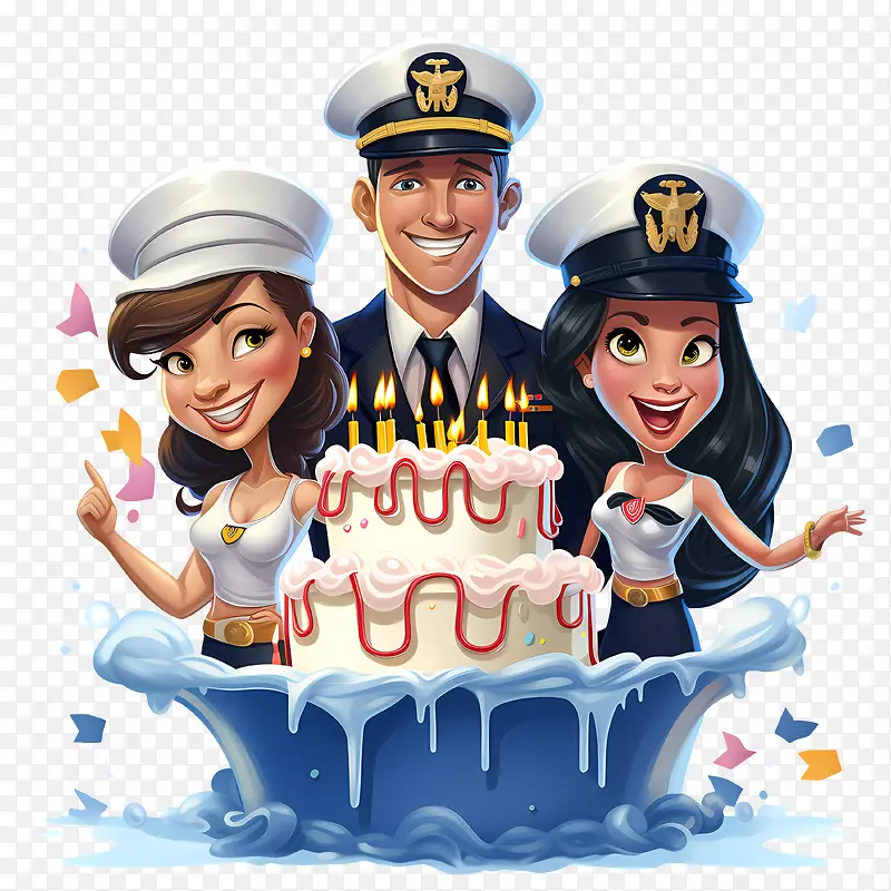 海军生日-生日蛋糕