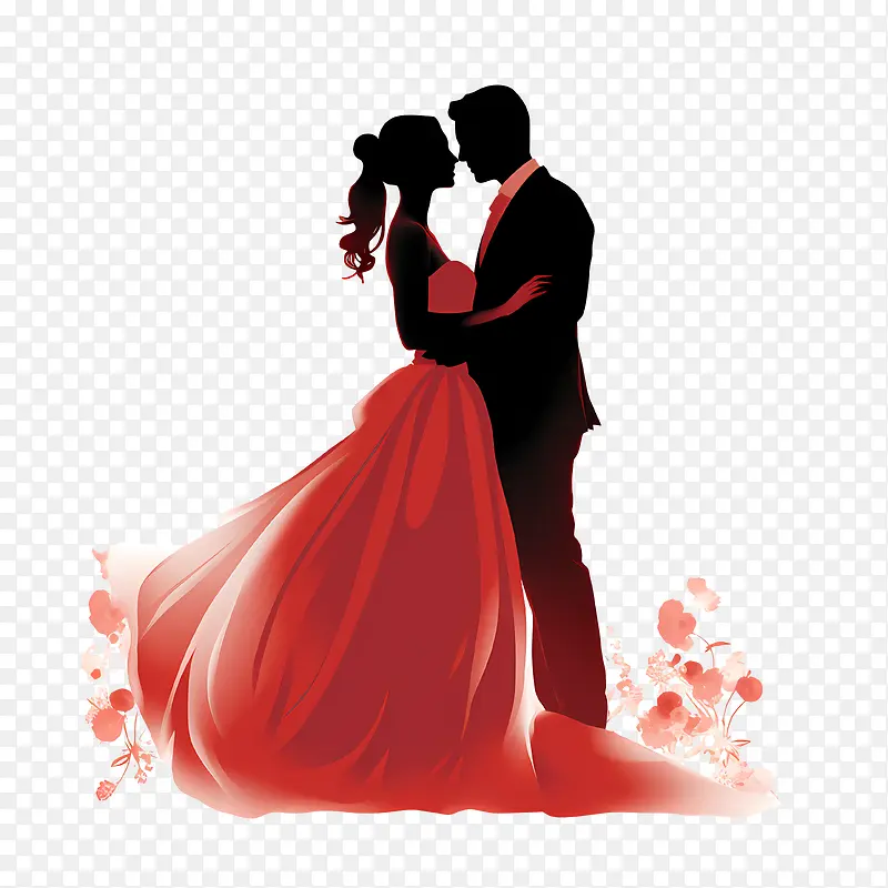 婚礼情侣剪影-婚礼情侣剪影