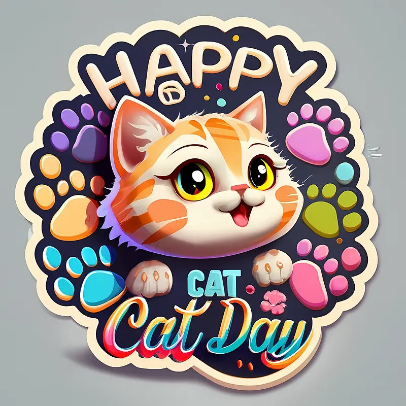 全球猫日——爪印
