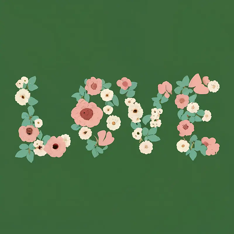 爱-爱花花卉花园绿色