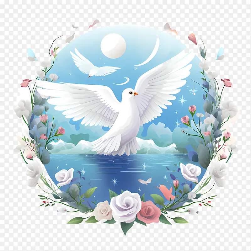 世界和平日-玫瑰花瓣