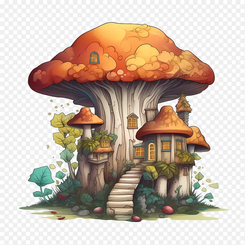蘑菇屋-蘑菇屋蘑菇屋幻想小屋