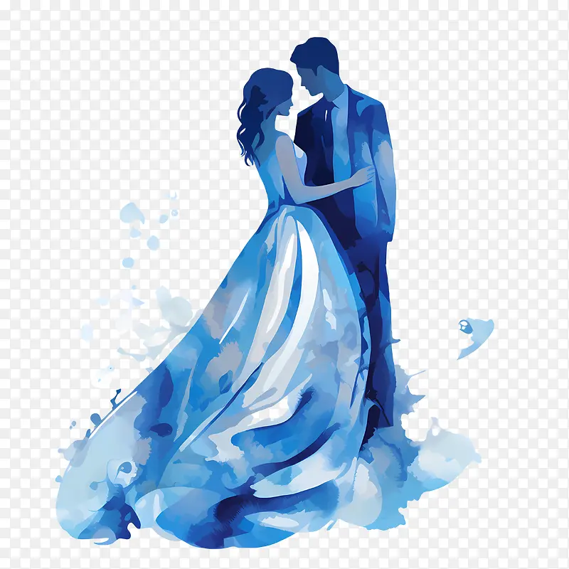 婚礼情侣剪影-婚礼情侣剪影