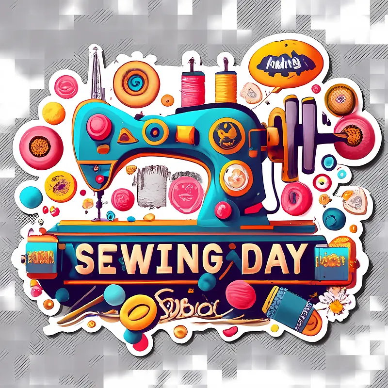 缝纫日-缝纫日缝纫工艺品手工布料