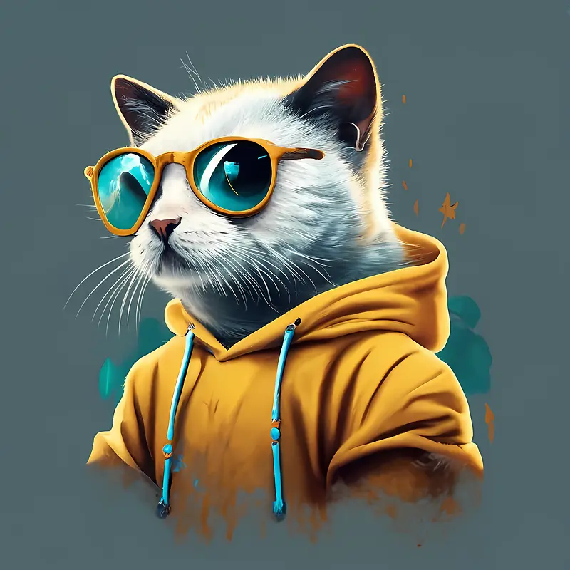 全球猫日-全球猫日猫小猫毛茸茸的猫科动物