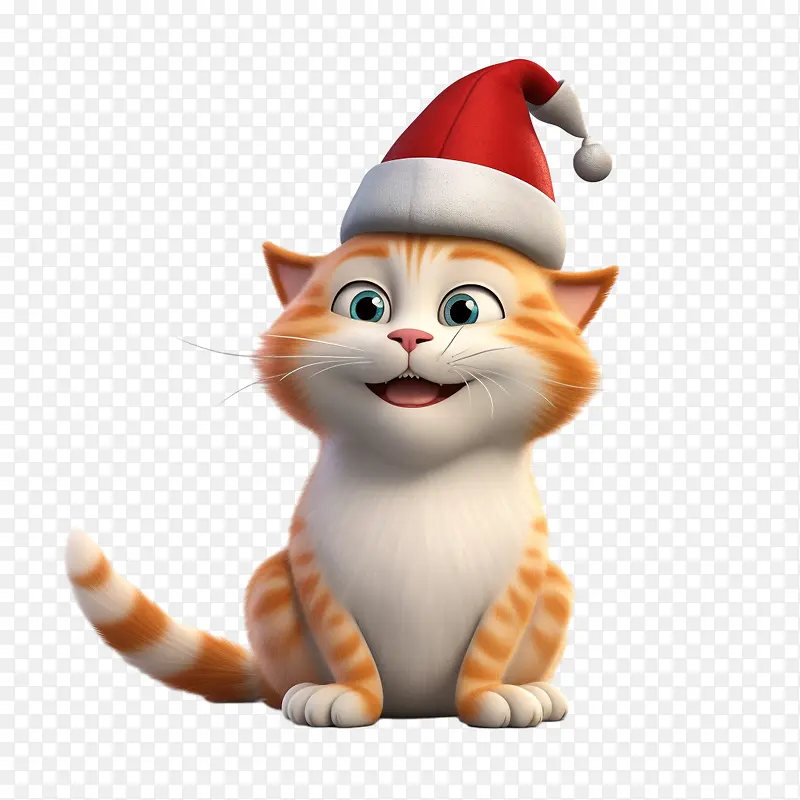 圣诞猫-圣诞猫