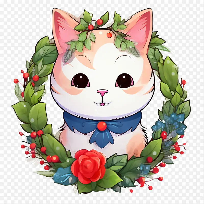 圣诞猫-圣诞猫