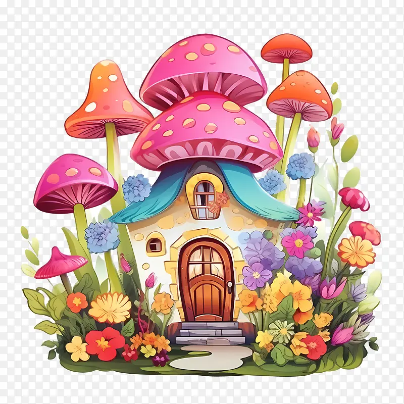 蘑菇屋-蘑菇屋蘑菇屋异想天开的幻想花园