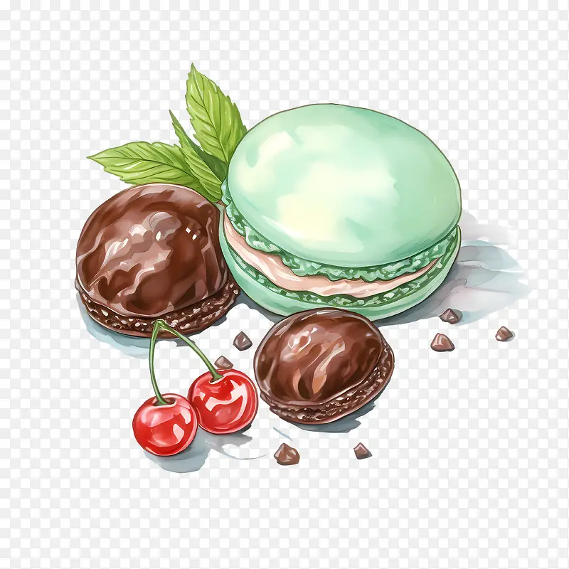 马卡龙日-巧克力