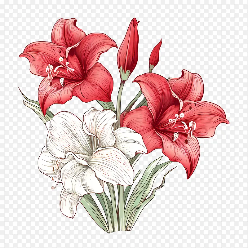 孤挺花花-花艺设计