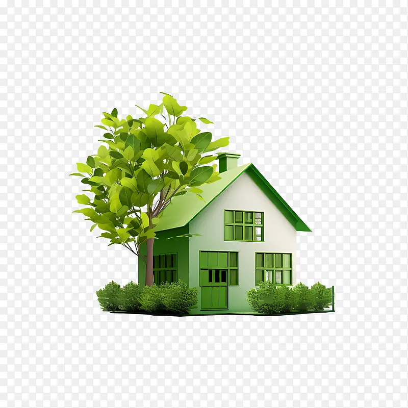 生态住宅-生态住宅生态友好型可持续生活绿色建筑