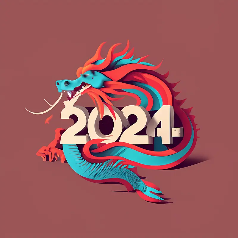 2024年新年快乐-中国农历新年