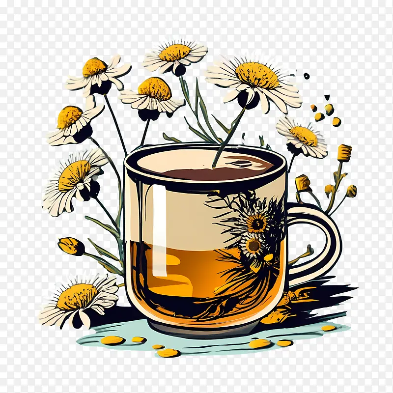 洋甘菊茶-雏菊