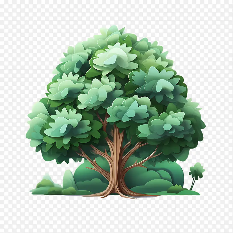常青树——绿树