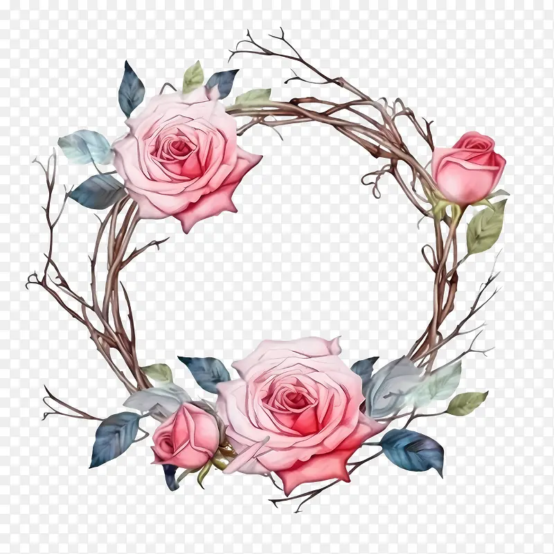 玫瑰花环-花环