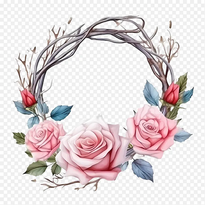 玫瑰花环-花环
