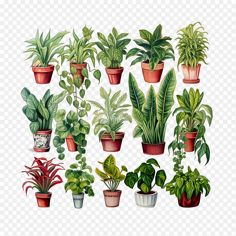 室内植物欣赏日-室内植物欣赏日绿色植物盆栽品种