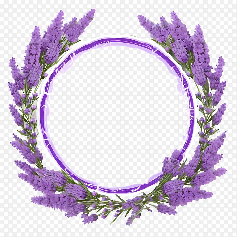 薰衣草花环-薰衣草