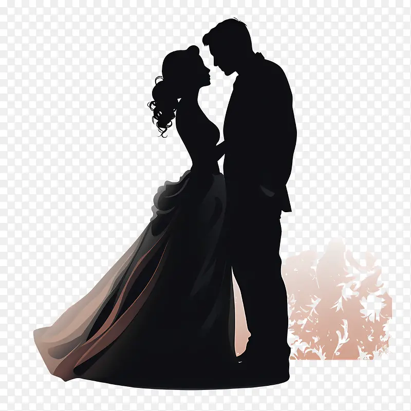 婚礼情侣剪影-婚礼情侣剪影