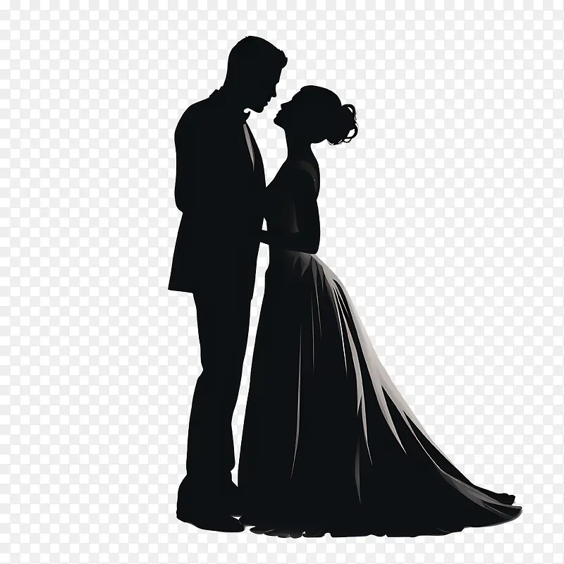 婚礼情侣剪影-婚礼情侣剪影