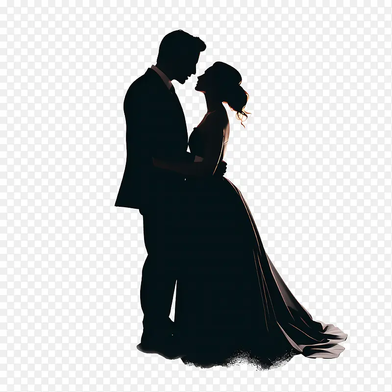 婚礼情侣剪影-婚礼情侣剪影