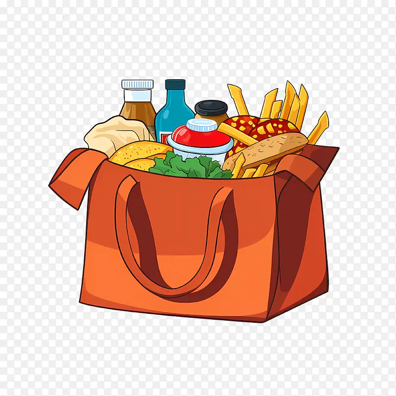 食品配送袋-沙拉