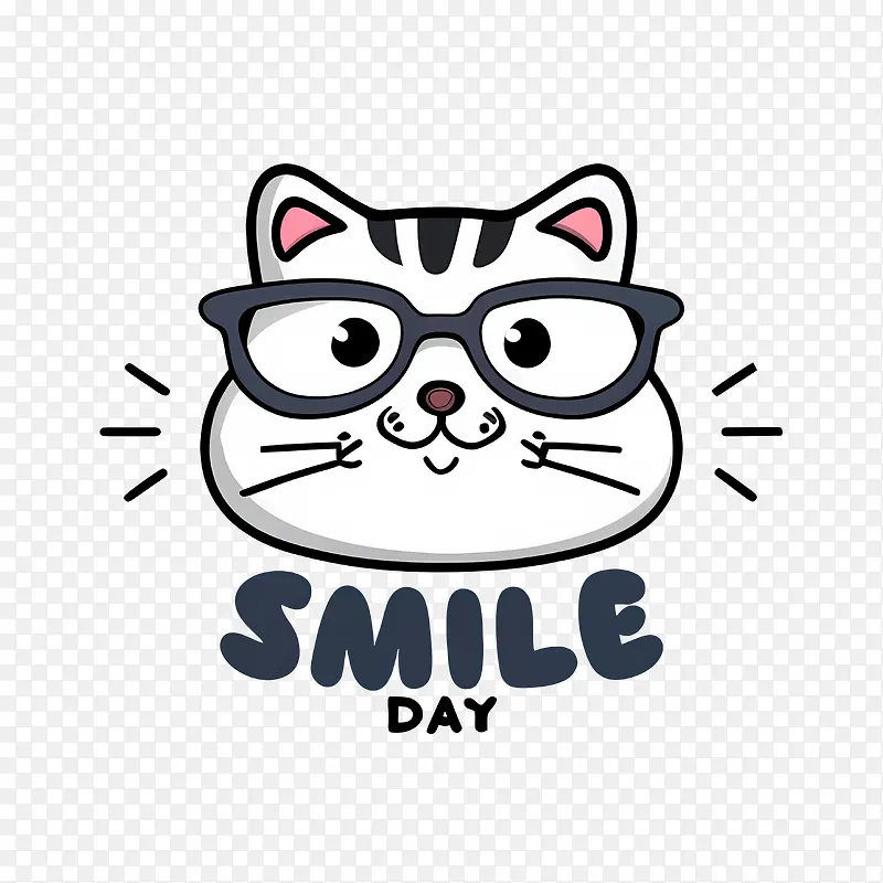 世界微笑日-眼镜