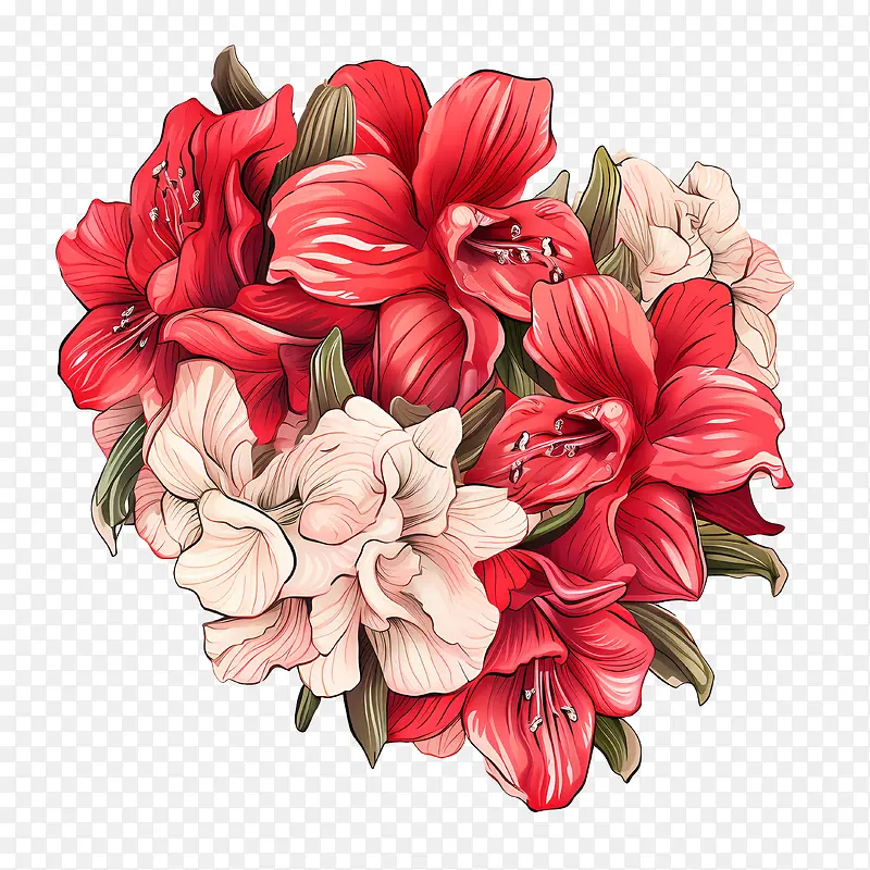 孤挺花-鲜花花束