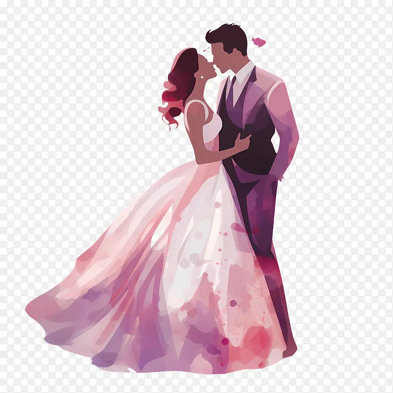 婚礼情侣剪影-婚礼情侣剪影