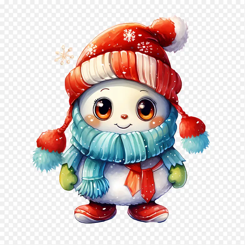 圣诞娃娃-雪人