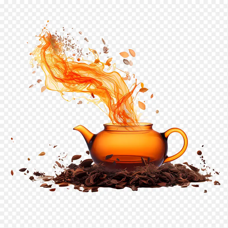 国际茶日-国际茶日茶壶火焰火茶