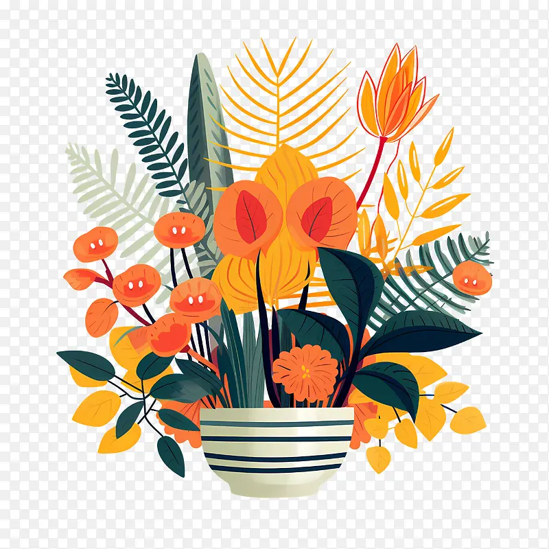 室内植物鉴赏日-橙色