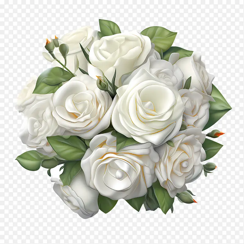 白玫瑰花-白玫瑰
