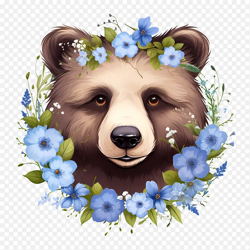 灰熊-花环