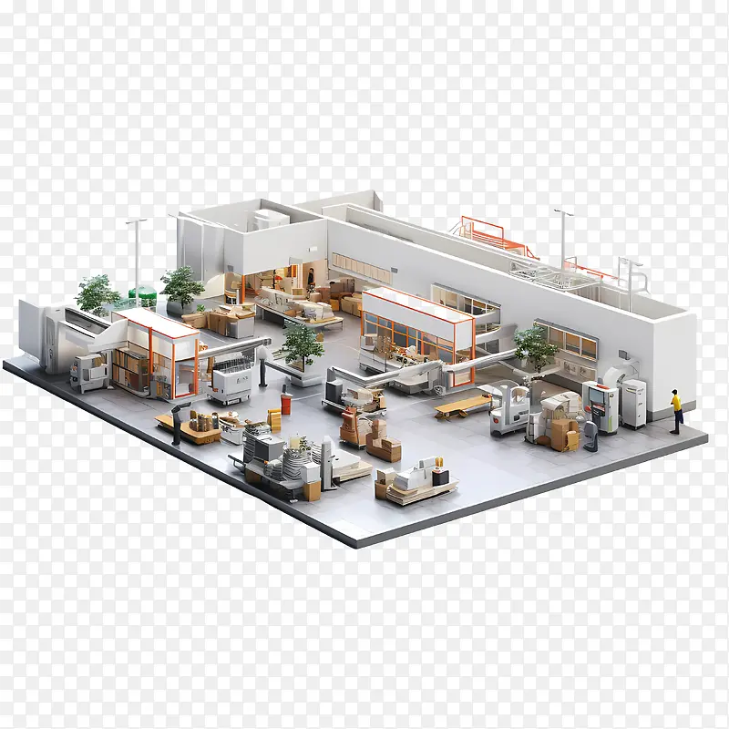 制造日-制造日仓库工业建筑制造机械