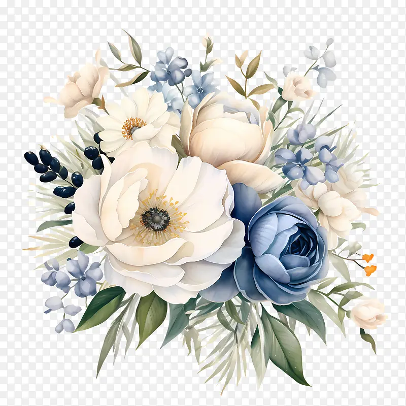 婚礼花艺——白玫瑰