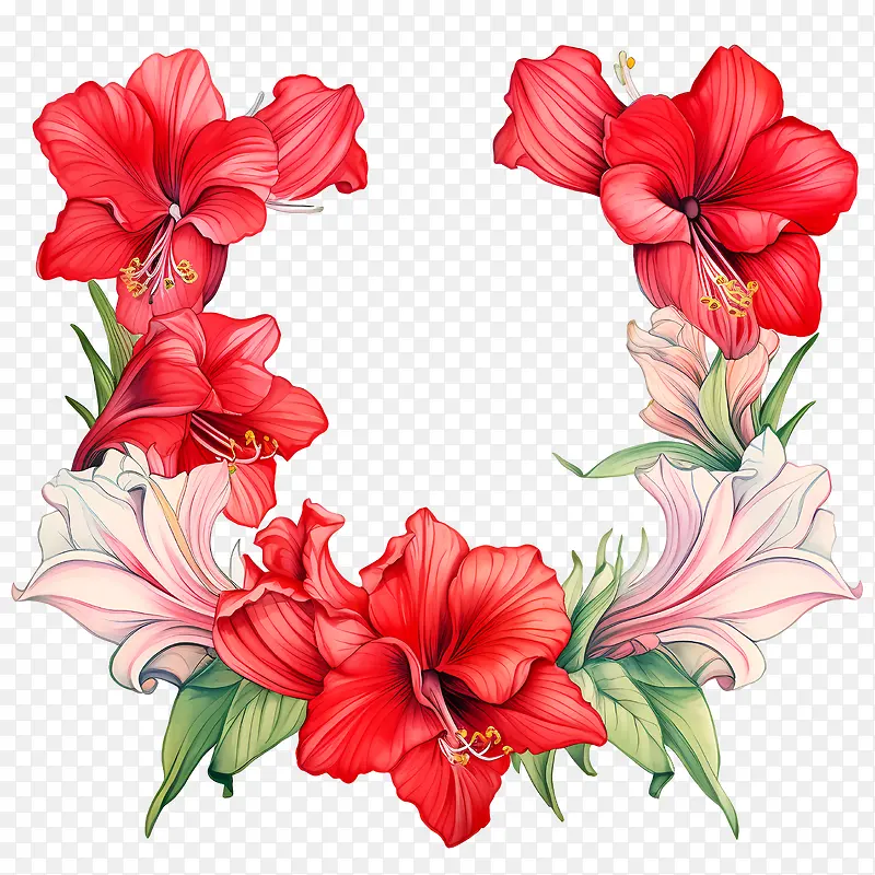 孤挺花花-花艺设计