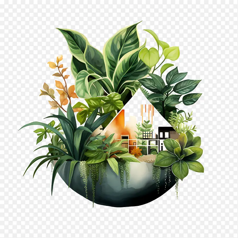 室内植物欣赏日-室内植物欣赏日绿色植物多肉植物园艺自然