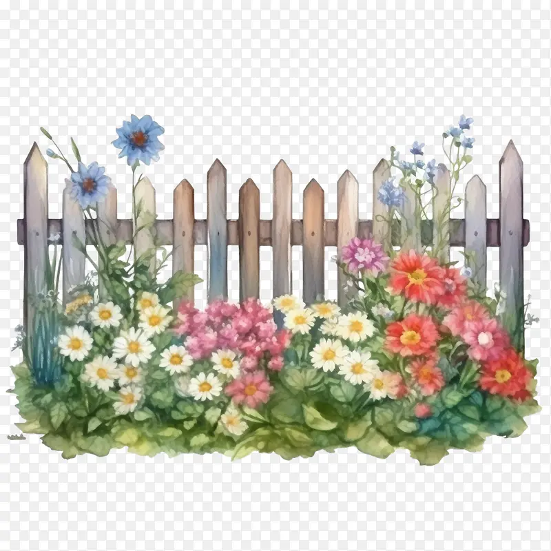 木制花园围栏-木制花园围栏花园花卉围栏调色板