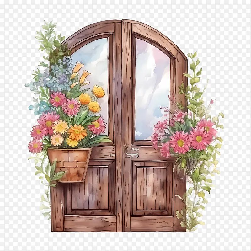 木门-花箱