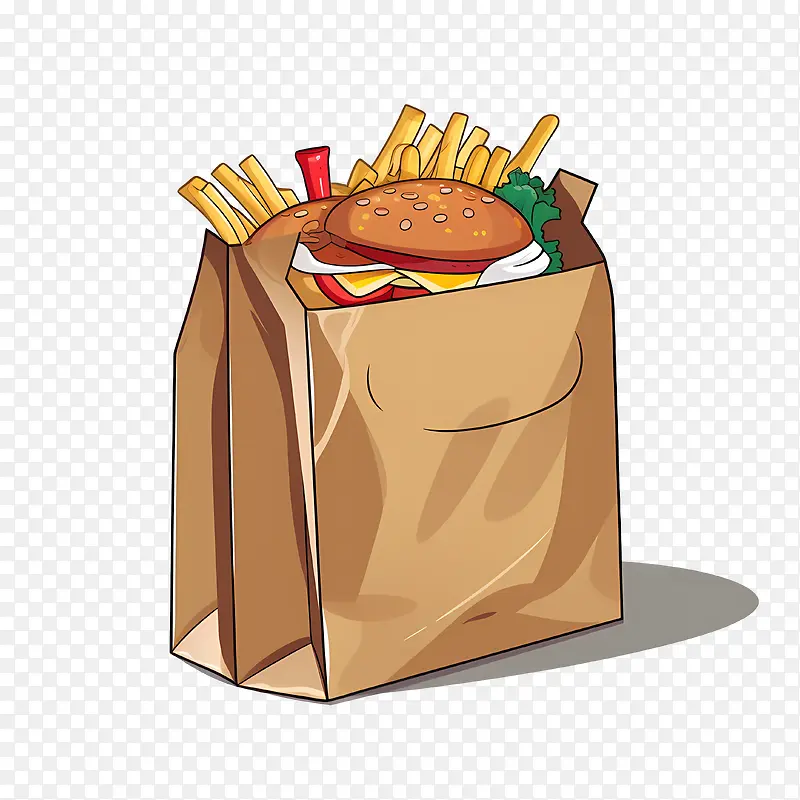 食品配送袋-炸薯条